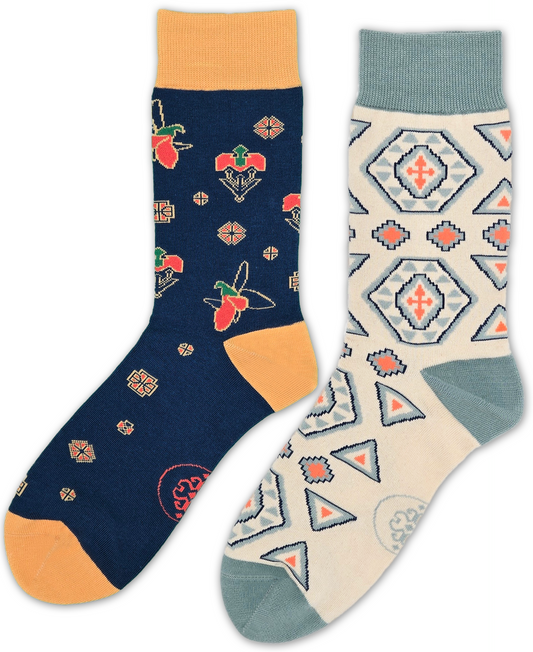 Sadaqat Bundle - Designer Cotton Socks. A harmony of tradition and style.