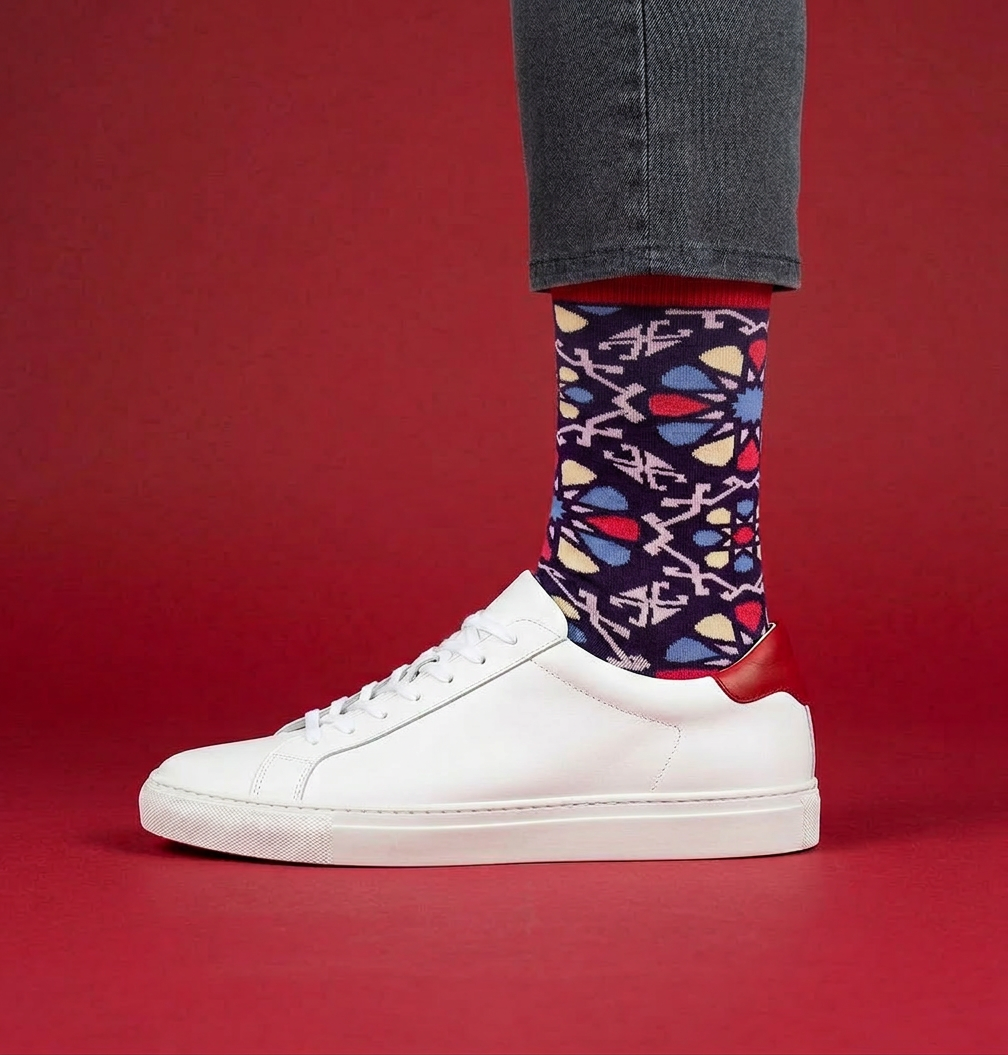 3-Pack Designer Cotton Sock Bundle - Karabakh, Pakhlava & Shebeke