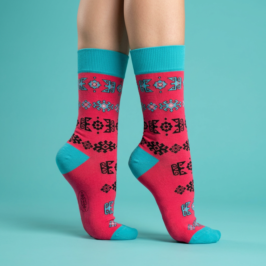 Alov - 5-Pack Groomsmen Designer Cotton Sock Set