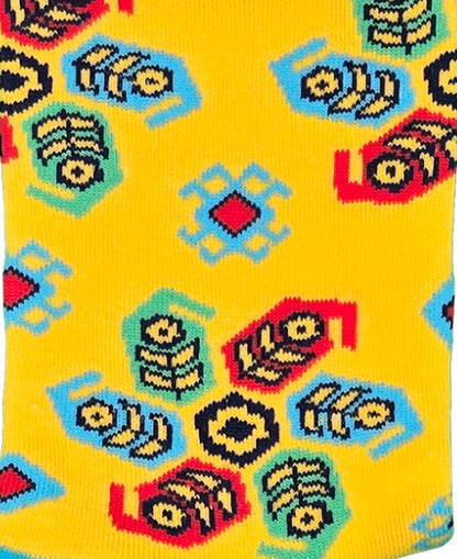 Gift Box Mirvari Bundle - Designer Cotton Socks. A bold statement with colours, craft, and character. - JorabChic Socks and Accessories