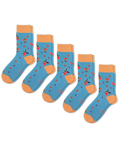 Karabakh Day - 5-Pack Groomsmen Designer Cotton Sock Set