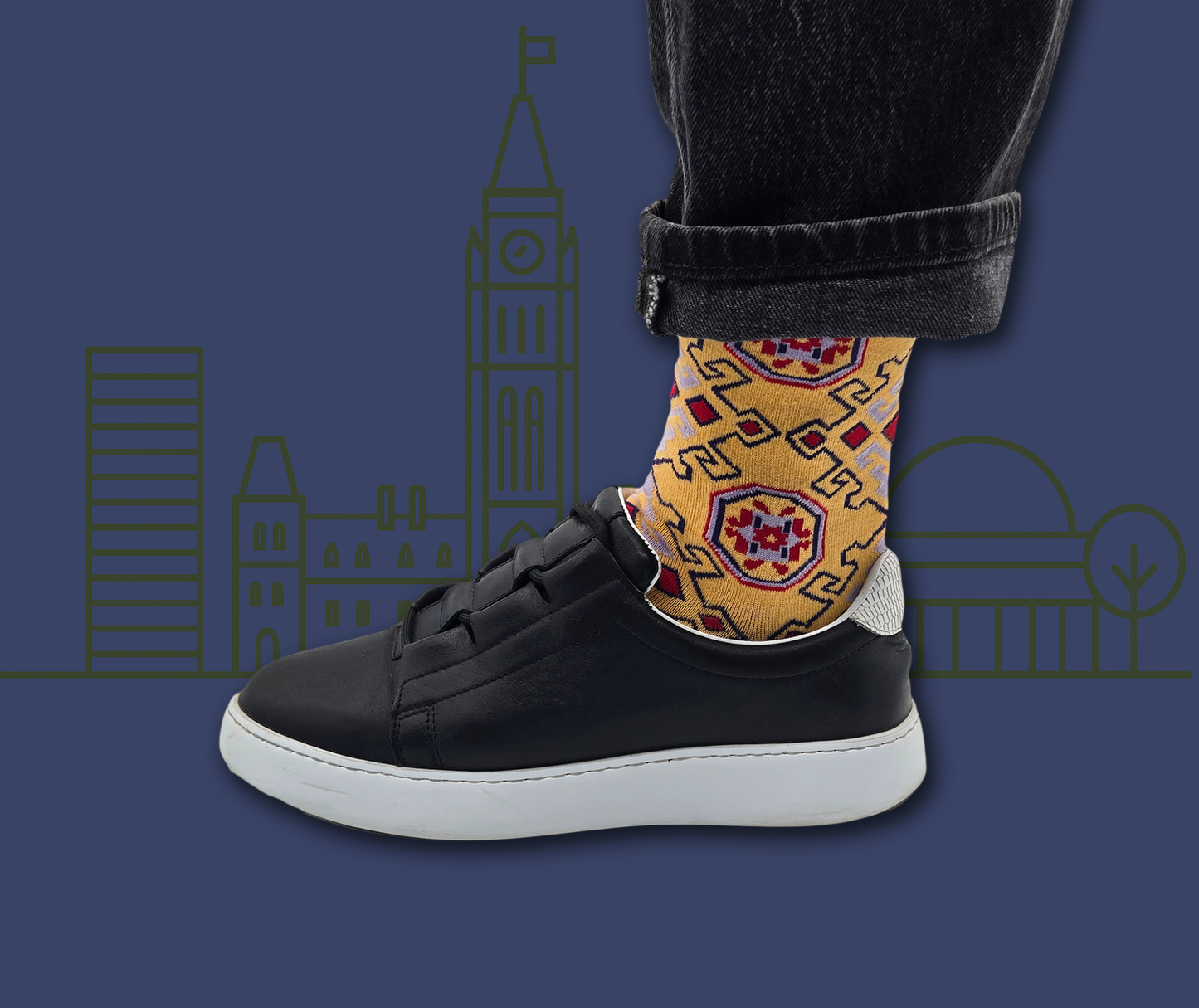 Nar – Designer Cotton Socks Inspired by the Pomegranate Motif. A Symbol of Wholeness and Resilience.