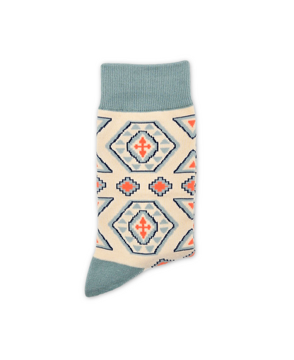Pakhlava – Designer Cotton Socks Inspired by Kilim Flower. Layers of Heritage, Woven with Peace and Empathy.