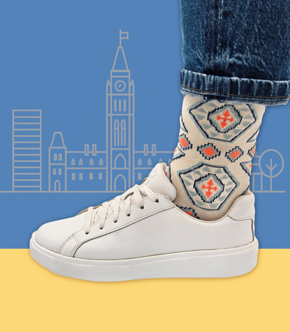 2-pack Sadaqat Gift Set - Designer Cotton Statement Socks