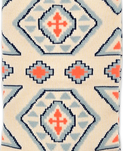 Pakhlava – Designer Cotton Socks Inspired by Kilim Flower. Layers of Heritage, Woven with Peace and Empathy.