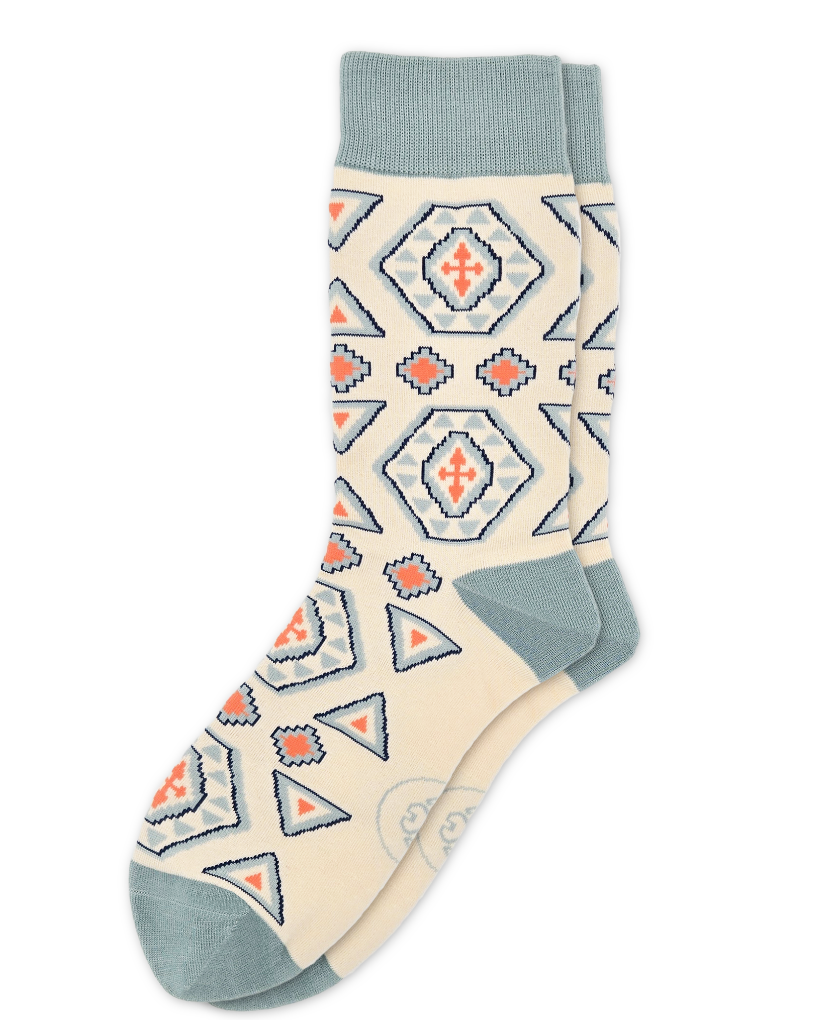 Pakhlava – Designer Cotton Socks Inspired by Kilim Flower. Layers of Heritage, Woven with Peace and Empathy. - JorabChic Socks and Accessories