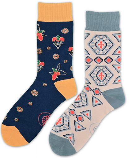 Sadaqat Bundle - Designer Cotton Socks. A harmony of tradition and style.