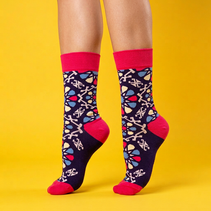 2-Pack Designer Cotton Socks Gift Box Bundle - Shebeke & Nar