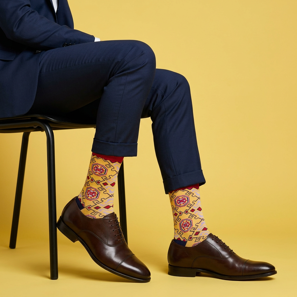 2-Pack Designer Cotton Socks Gift Box Bundle - Shebeke & Nar