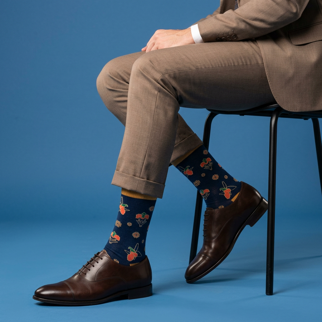 Karabakh Night - 5-Pack Groomsmen Designer Cotton Sock Set