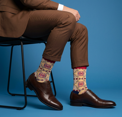 Nar - 5-Pack Groomsmen Designer Cotton Sock Set