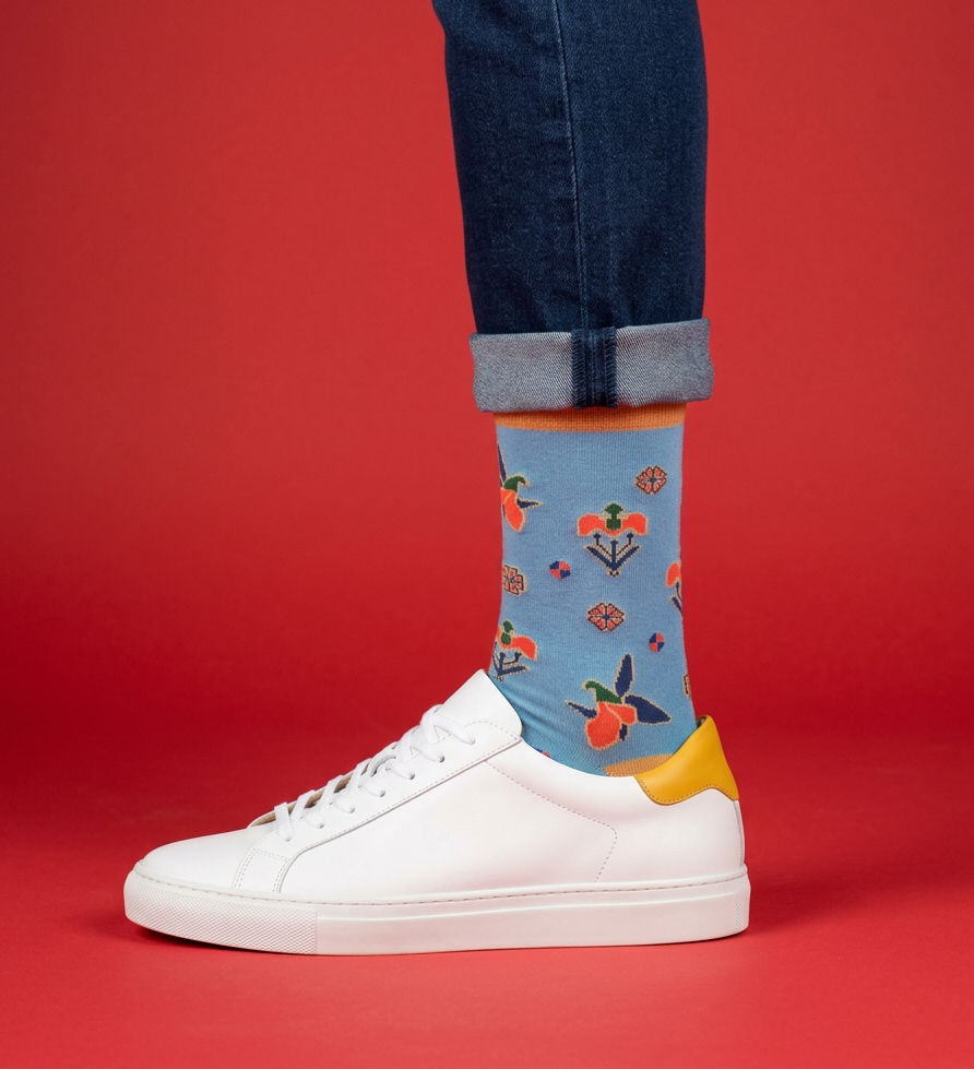 8-Pack Designer Cotton Socks - Heritage Bundle